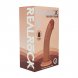 Foto 1: DUAL DENSITY SILICONE CURVED REALISTIC DILDO WITH SUCTION CUP - 8 / 20,5 CM - TAN