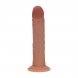 Foto 2: DUAL DENSITY SILICONE CURVED REALISTIC DILDO WITH SUCTION CUP - 8 / 20,5 CM - TAN