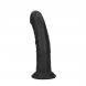 Foto 5: DUAL DENSITY SILICONE CURVED REALISTIC DILDO WITH SUCTION CUP - 7 / 18,5 CM - BLACK