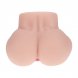 Foto 2: BODYFORMS - RINA BROOKS - DUAL ENTRY VIBRATING MASTURBATOR - 2,4 KG / 5.4 LBS - FLESH