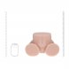 Foto 5: BODYFORMS - RINA BROOKS - DUAL ENTRY VIBRATING MASTURBATOR - 2,4 KG / 5.4 LBS - FLESH