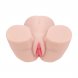 Foto 0: BODYFORMS - VIVICA LENORE - DUAL ENTRY VIBRATING MASTURBATOR - 3,5 KG / 7.7 LBS - FLESH
