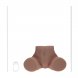 Foto 5: BODYFORMS - CLARA VOSSIN - DUAL ENTRY VIBRATING MASTURBATOR - 6,3 KG / 14.1 LBS - BROWN