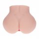 Foto 2: BODYFORMS - MIA HART - DUAL ENTRY VIBRATING MASTURBATOR - 2,5 KG / 5.7 LBS - FLESH