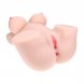 Foto 1: BODYFORMS - AVELINE LUXE - DUAL ENTRY VIBRATING MASTURBATOR - 14 KG / 30.9 LBS - FLESH