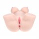 Foto 2: BODYFORMS - AVELINE LUXE - DUAL ENTRY VIBRATING MASTURBATOR - 14 KG / 30.9 LBS - FLESH